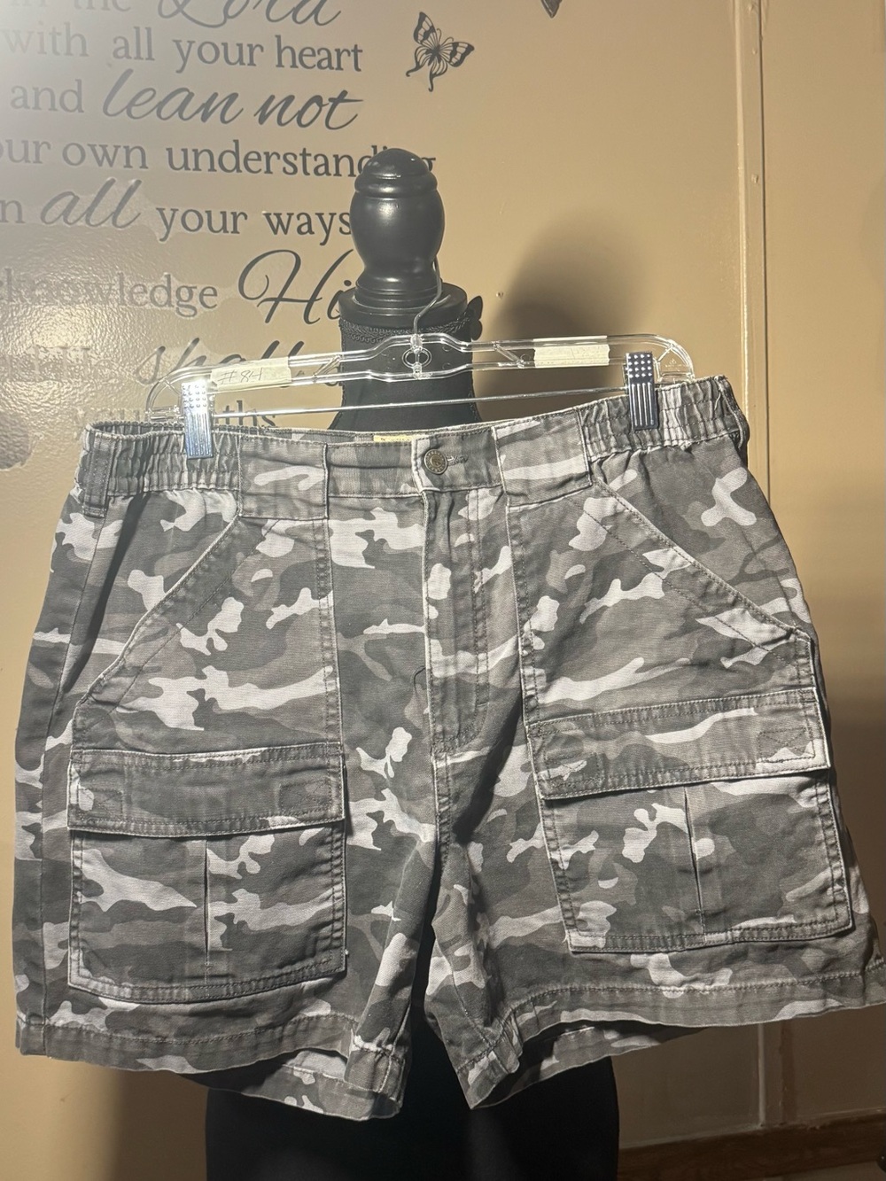 RedHead Men's Gray Camo Cargo Shorts